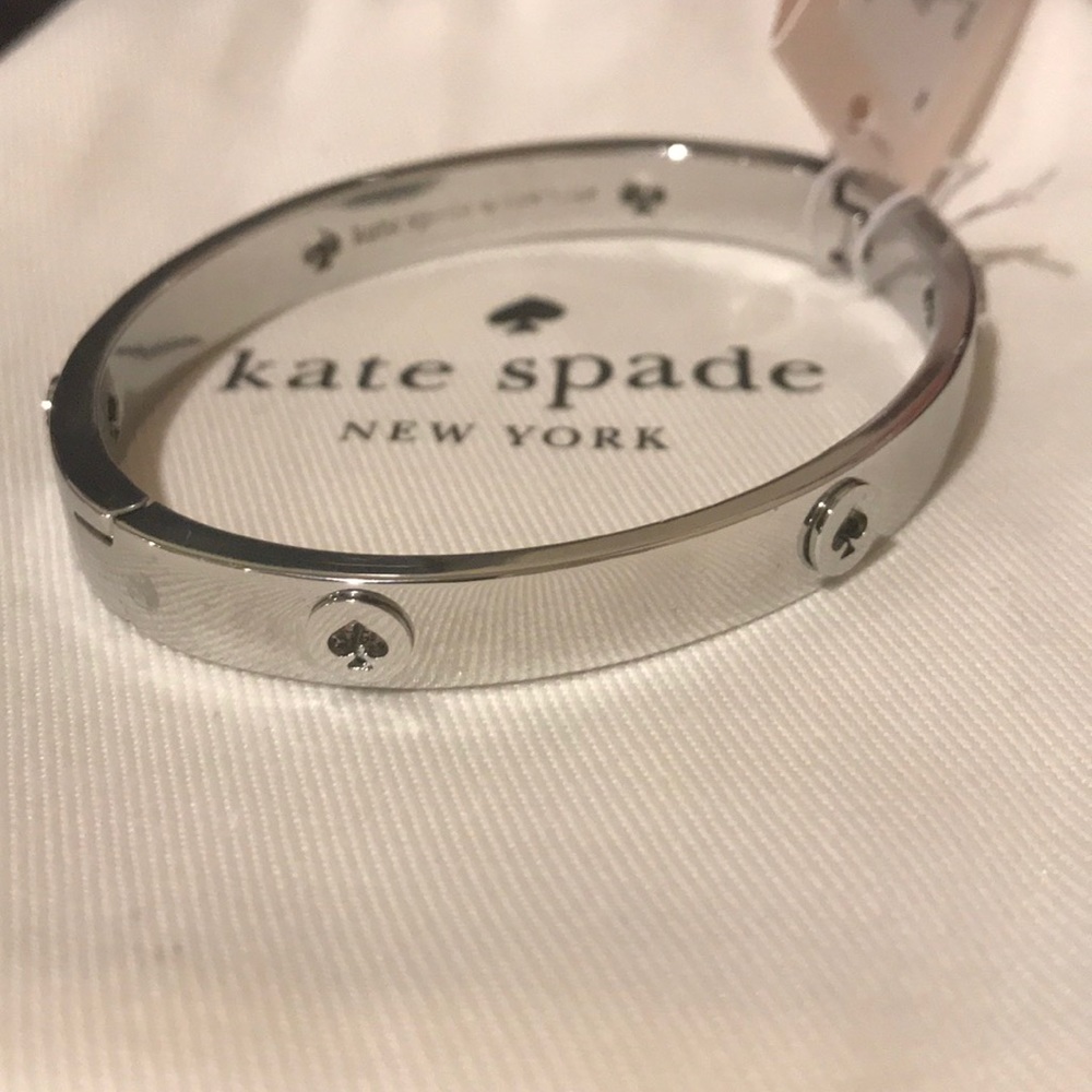 Brand New Kate Spade Bangle SILVER.
